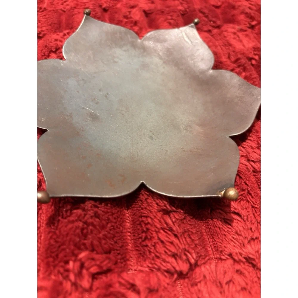 VTG Hammered Lotus Style Ball Tips Trinket Tray Ball Feet 6